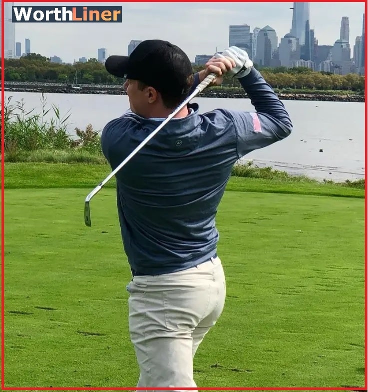 Frankie Borelli Playing Golf