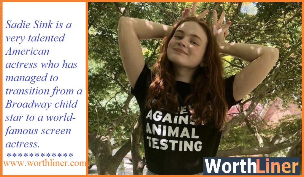 Sadie Sink Early Life